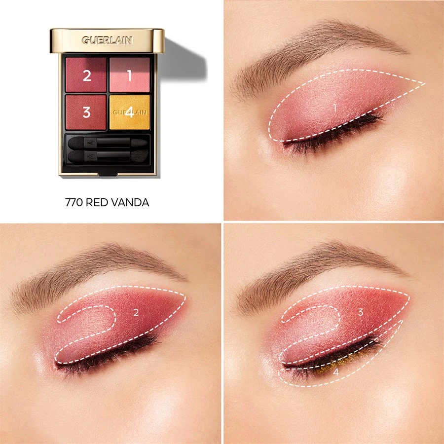 Yeux Ombres G Eyeshadow Palette Red Orchid Collection De GUERLAIN â Image 4