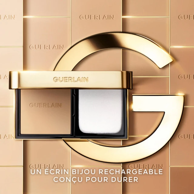 Guerlain - Parure Gold Skin Control Fond De Teint Compact Haute Perfection & MatitĂ© - Recharge â Image 7